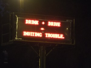 Drink + drive = inviting trouble